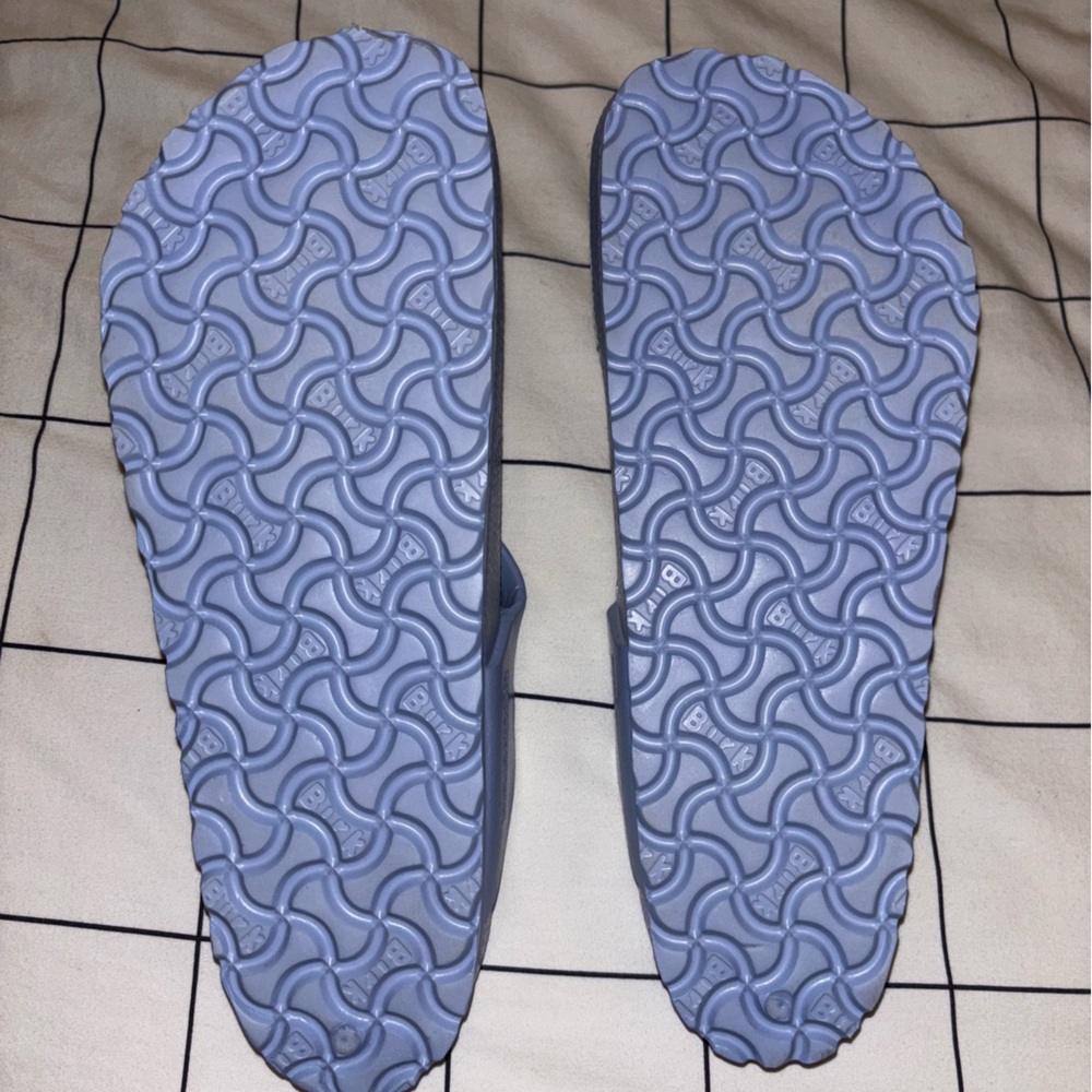 Birkenstock Sky Blue Slip-Ons - Picture 3 of 3
